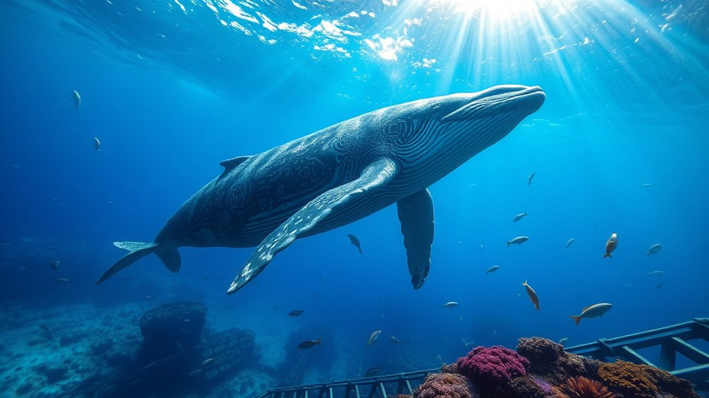 whales symbolize spiritual harmony