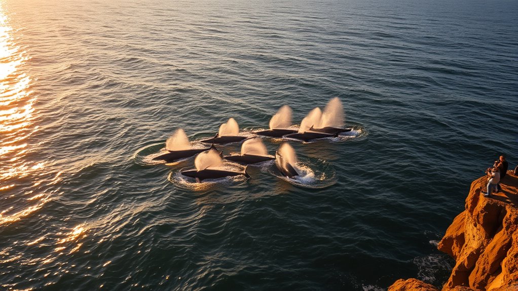 winter whale migration viewing