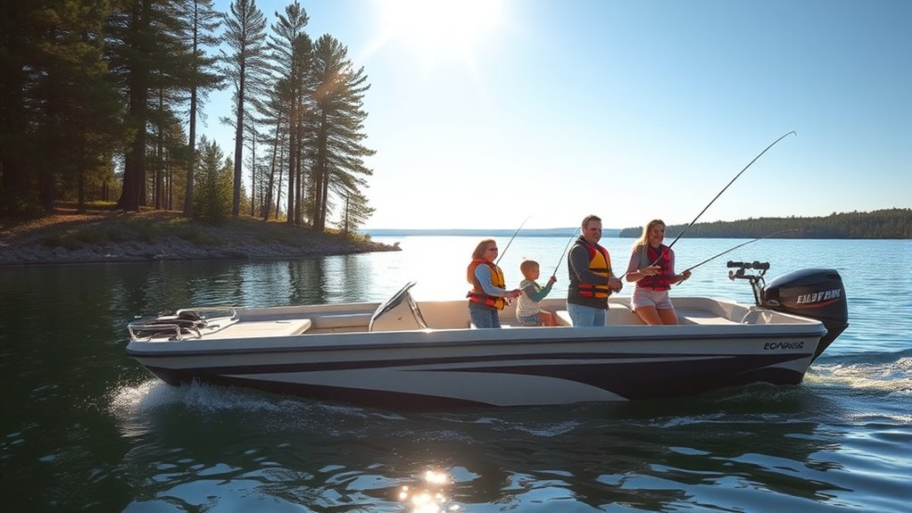 top family fishing boats