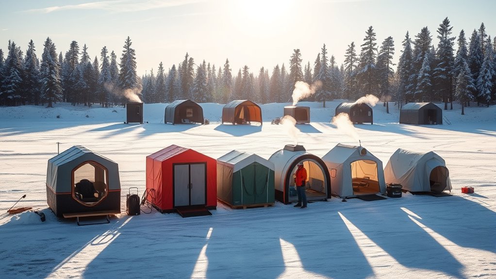 top ice fishing shelters