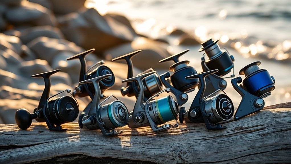 top shore fishing reels