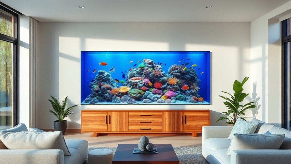 aquarium decor for living rooms
