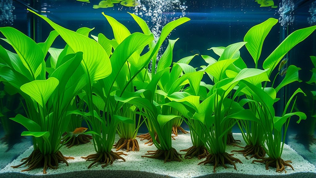 aquarium plants with rhizomes