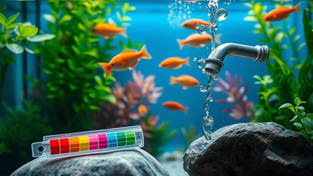 aquarium water hardness reduction