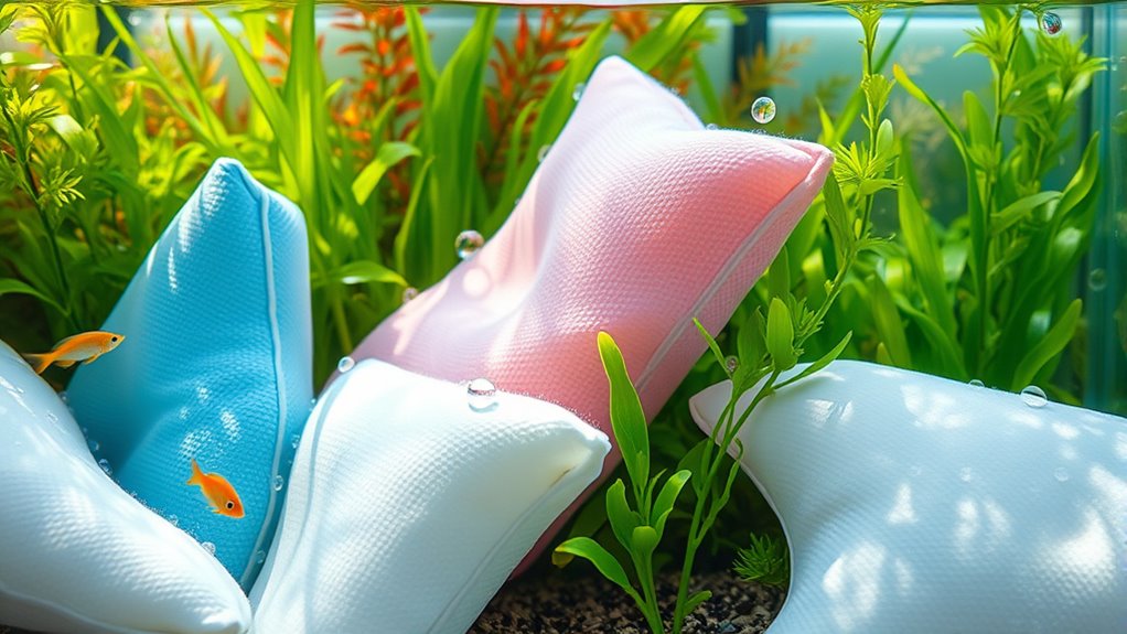 aquarium water softening pillows