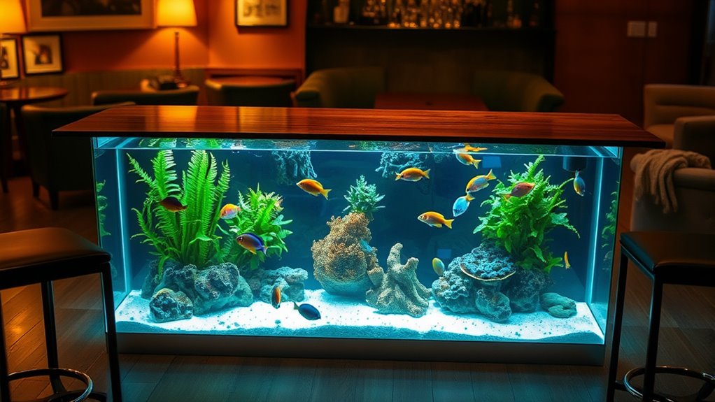 best fish tank bar tables