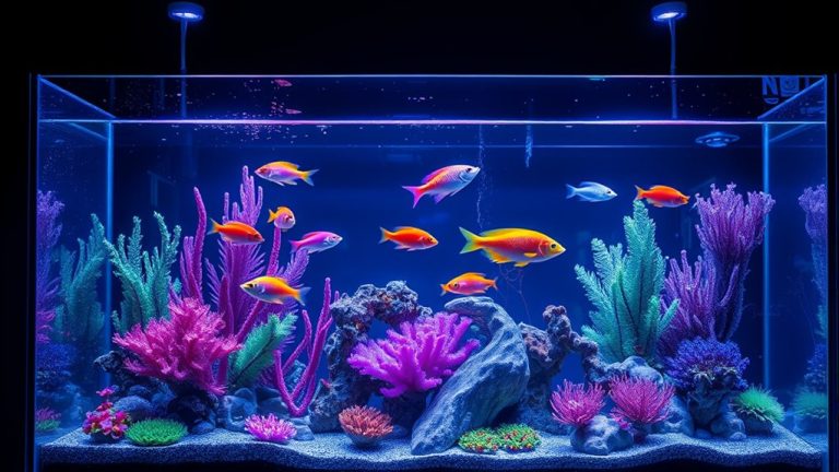 bright night light aquariums