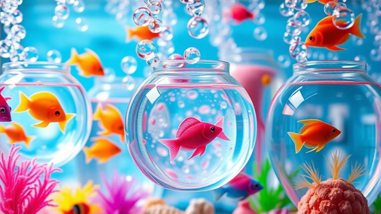 bubble gum fish tanks