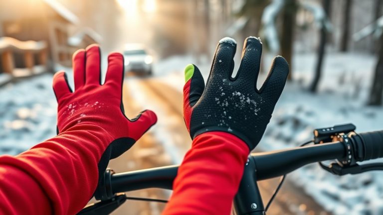 cold weather biking gloves