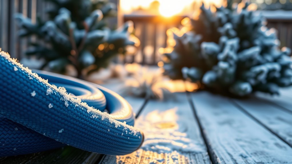 cold weather water hoses