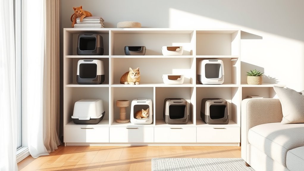 compact litter box solutions