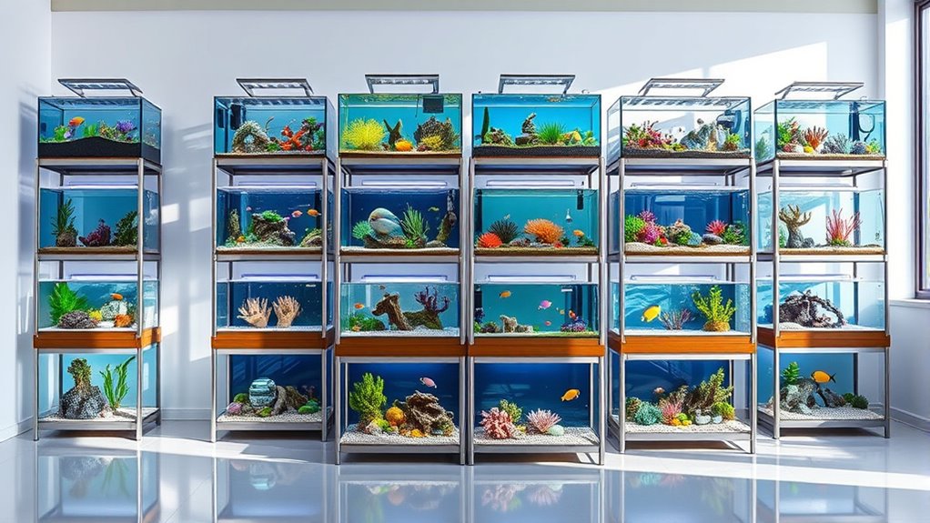 fish tank organization solutions