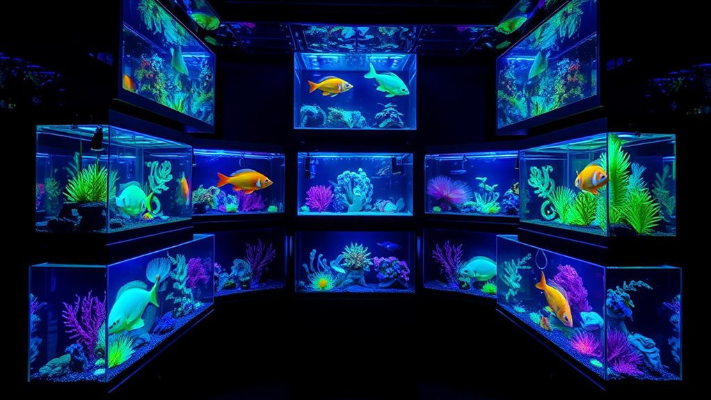 glow in the dark fish tanks