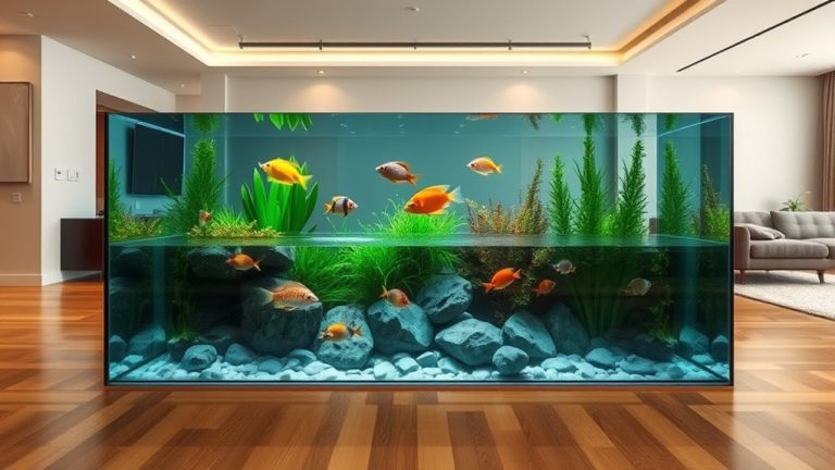 impressive living room aquariums