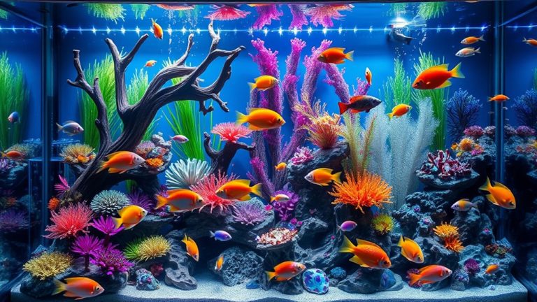 impressive xl fish tank decorations