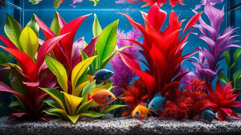 large plastic aquarium plants