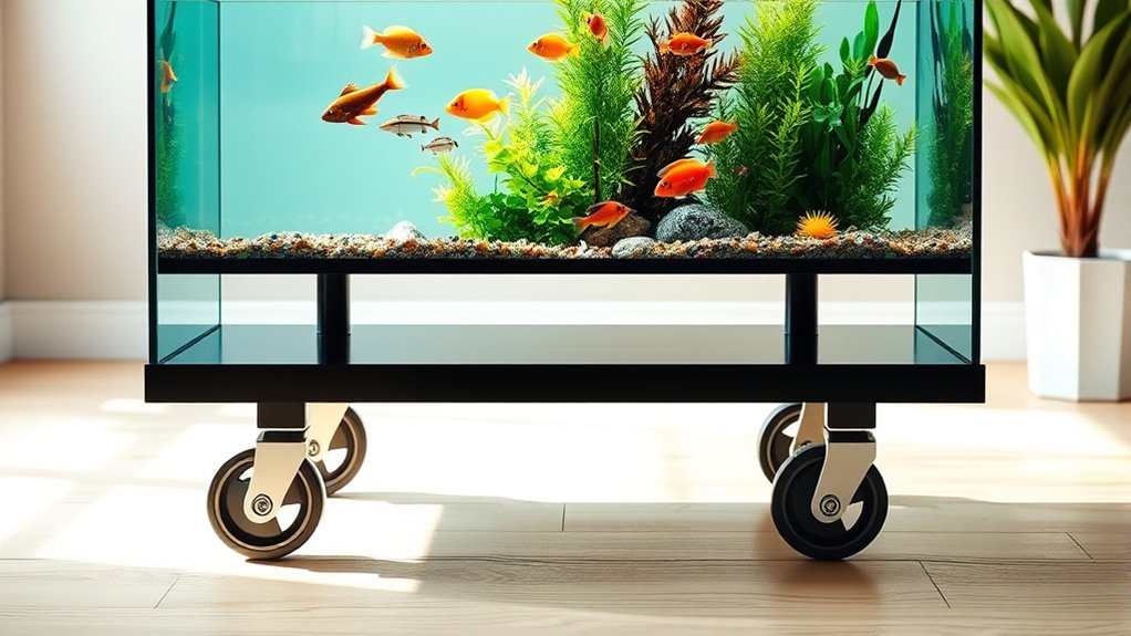 mobile aquarium stands selection