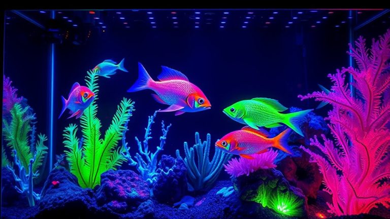 neon glow fish tanks