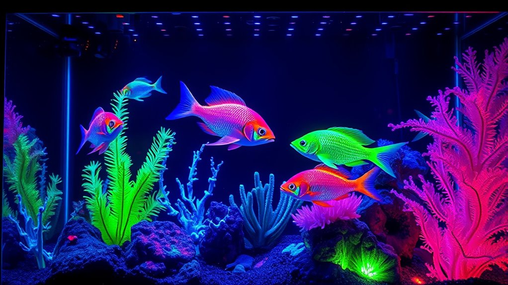 neon glow fish tanks