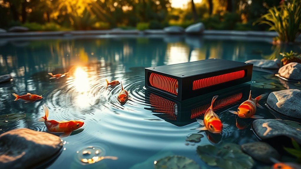 outdoor fish tank heaters
