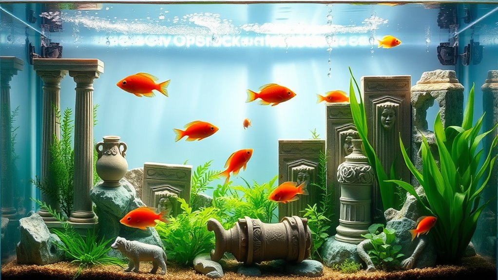 roman themed aquarium decorations 2026