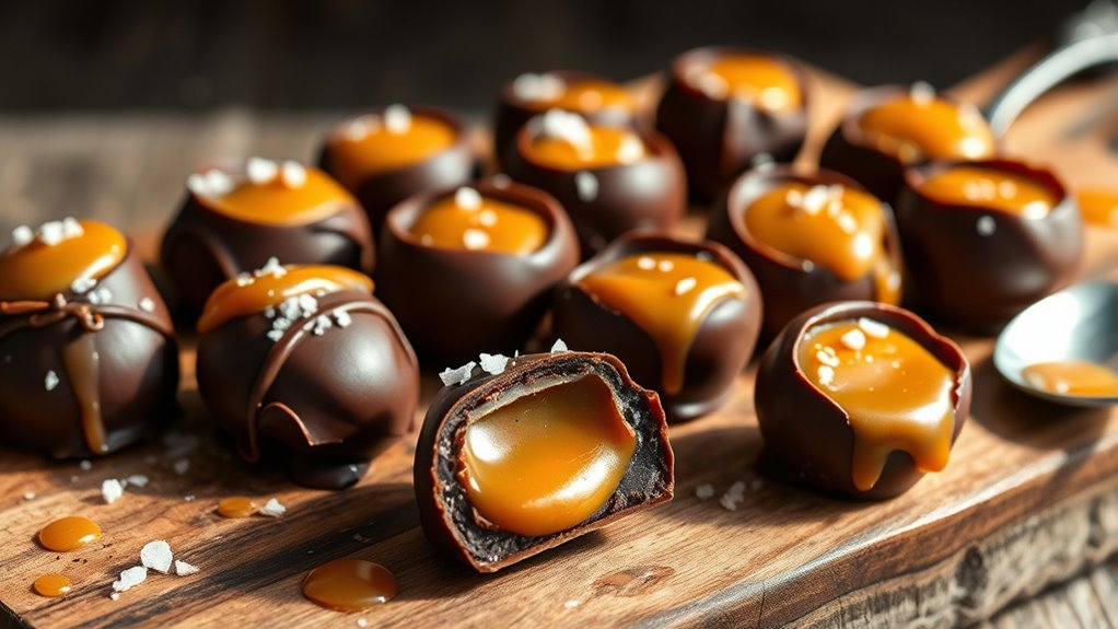 sea salt caramel chocolates