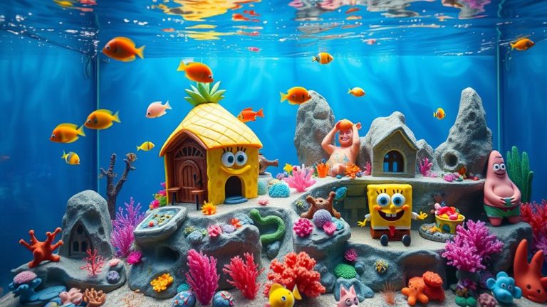 spongebob themed fish tanks