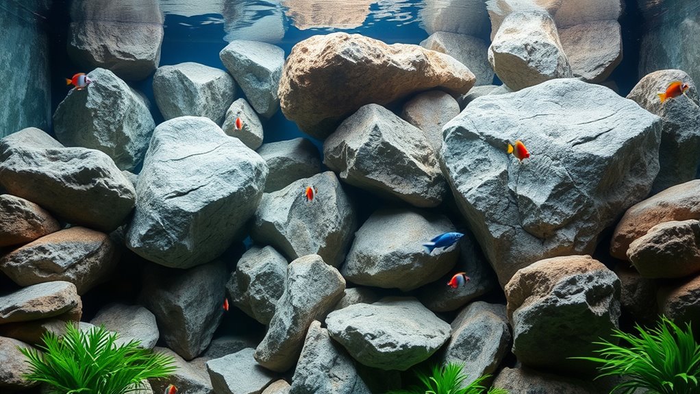 stunning aquarium rock options