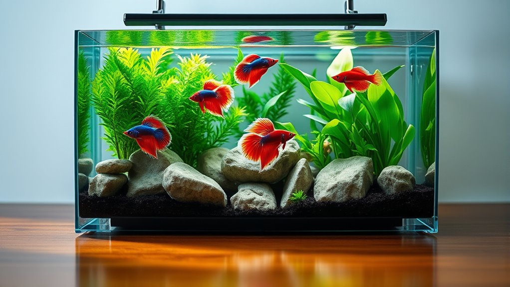 stylish and safe betta tanks