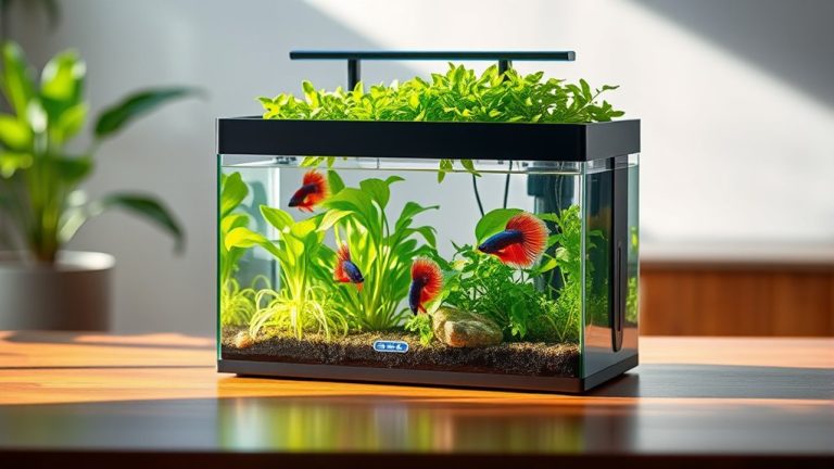 stylish aquaponic betta tanks