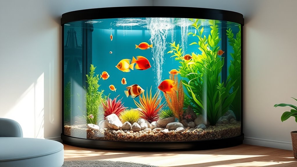 stylish corner aquariums 2026