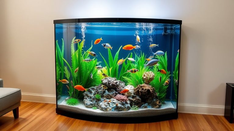 top 100 gallon corner aquariums