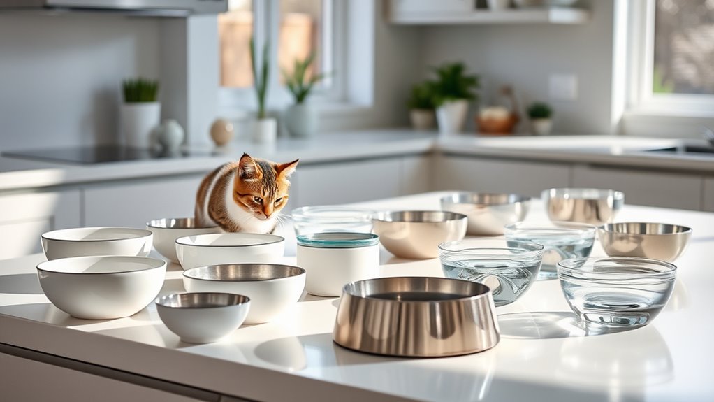 top 15 cat water bowls