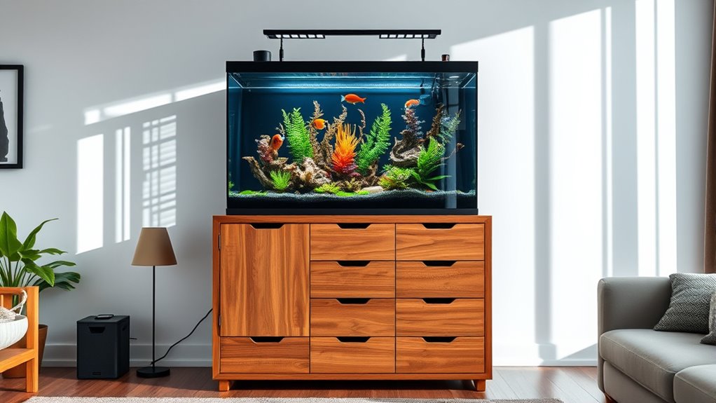 top 55 gallon aquarium cabinets