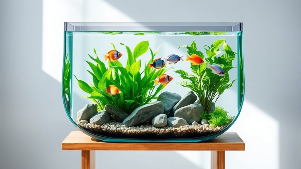 top acrylic fish tanks