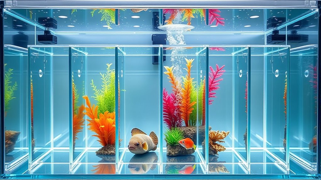 top aquarium baffle kits