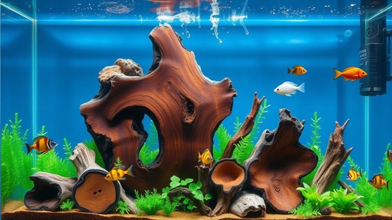 top aquarium fake wood