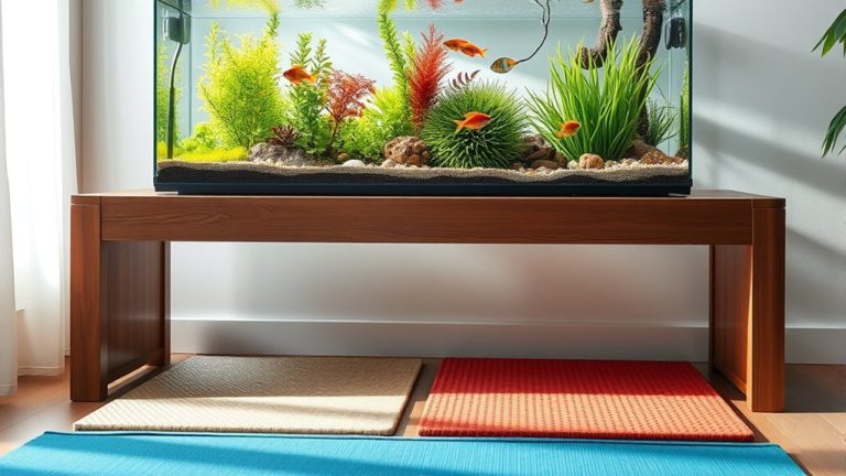 top aquarium leveling mats