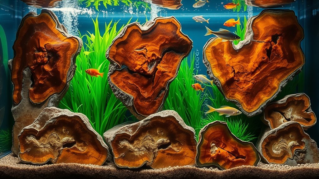 top aquarium petrified wood selection