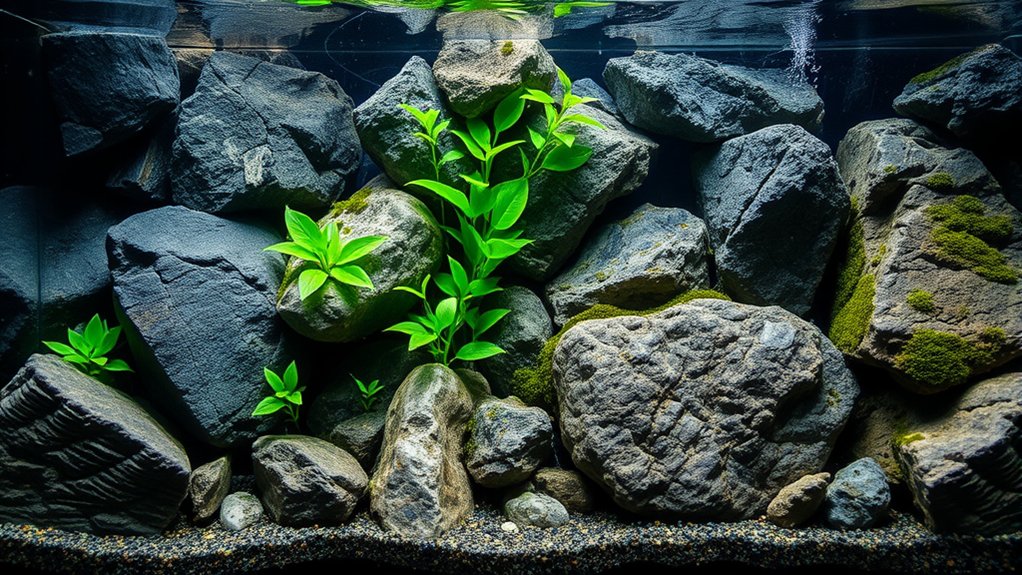 top aquarium plant rocks