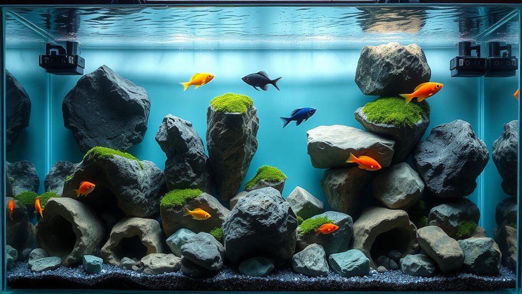 top aquarium stone decorations
