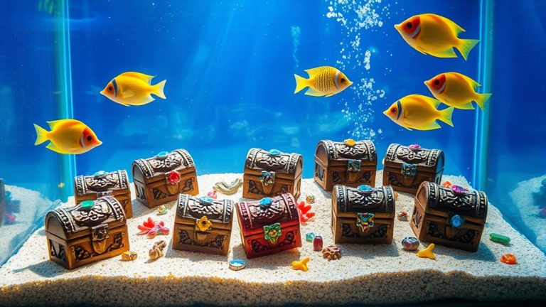 top aquarium treasure chests
