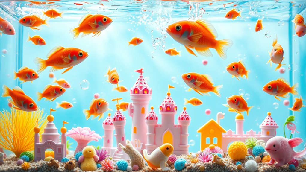 top baby fish tank toys