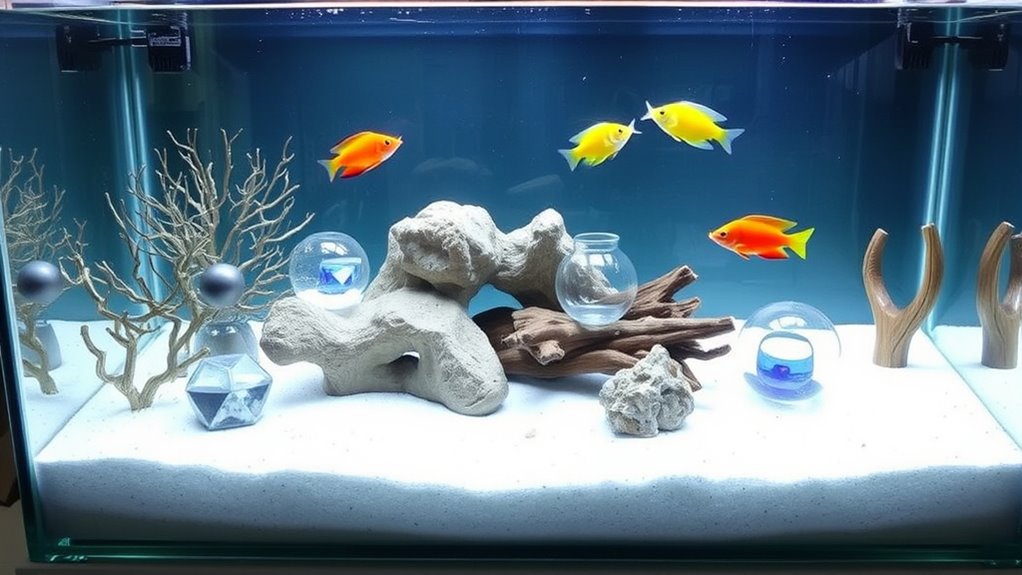top contemporary fish tank decorations