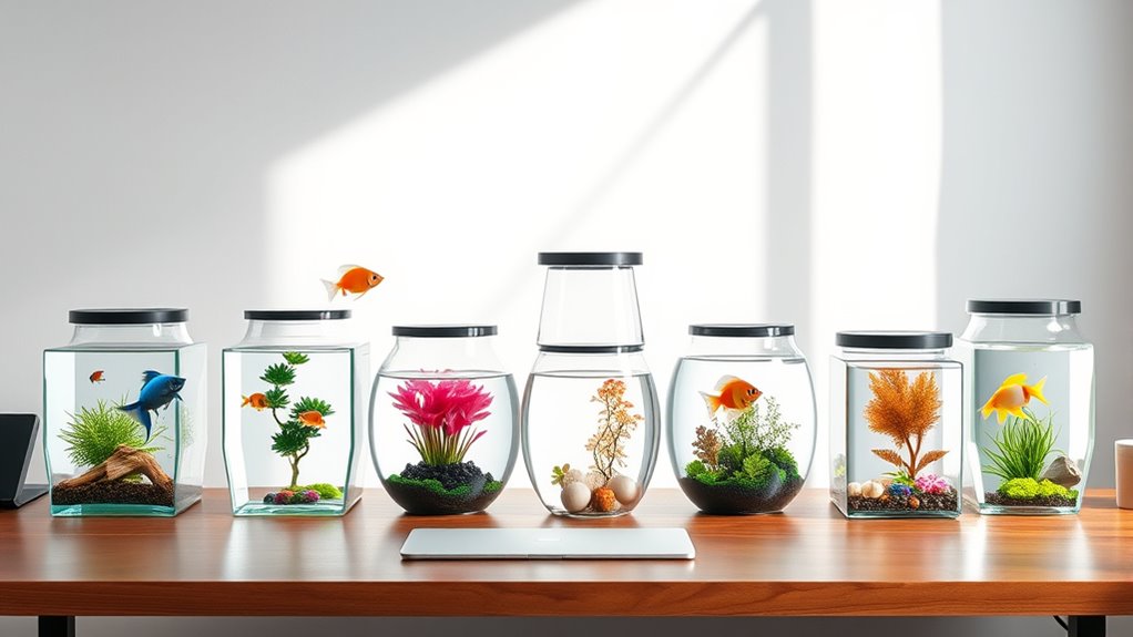 top desk fish tanks