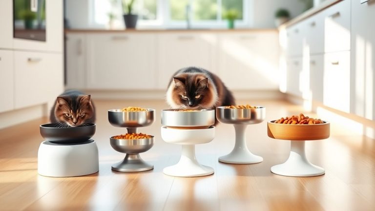 top elevated cat bowls