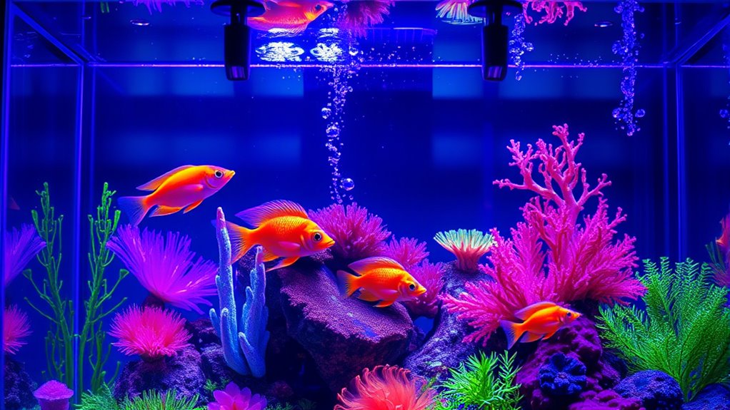 top fish tank black lights