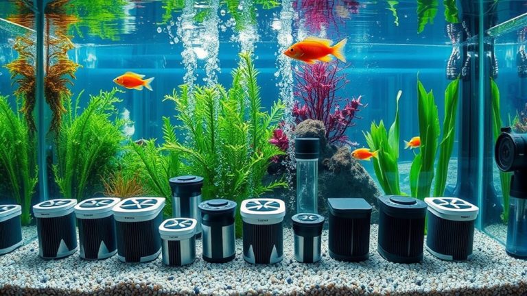 top fish tank bottom filters