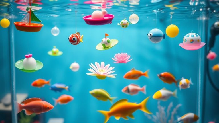 top fish tank floating toys