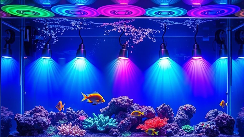 top fish tank lights